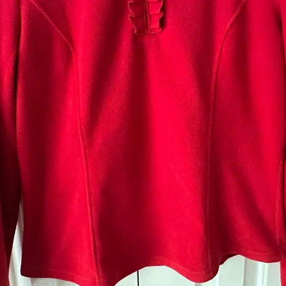 Cold Water Creek, Fleece, Pop Over w/Ruffle
Sz M
Great Condition - Picture 7 of 7